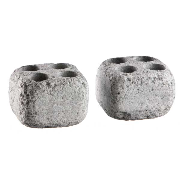 Steam Stones for Sauna Natural Heat-Retaining Rocks 2-Piece Box