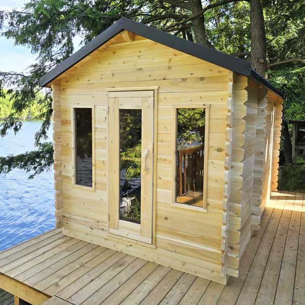 Georgian Series Cabin Sauna (with Change-room) | CT — CTC88CE