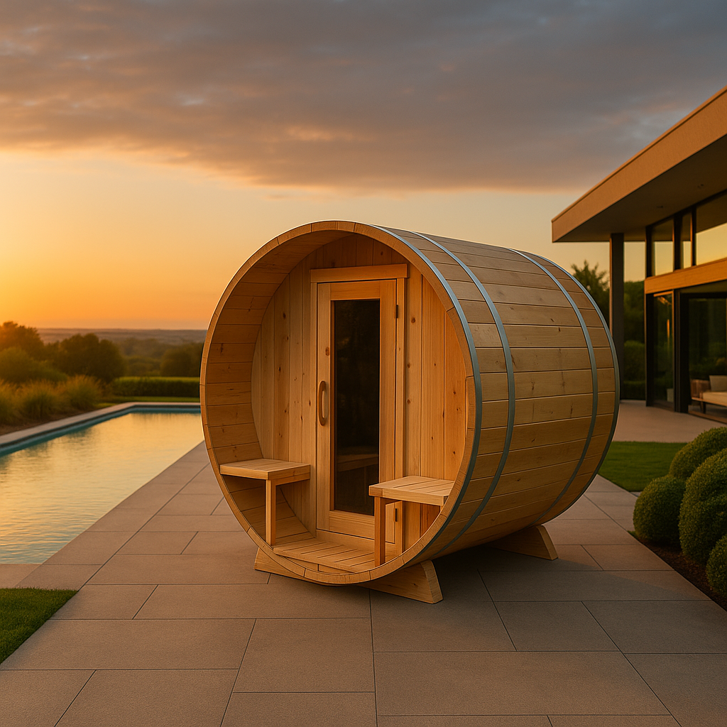 CT Serenity™ Outdoor Barrel Sauna — CTC2245E