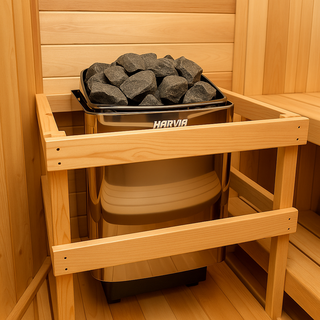 Harvia Electric Sauna Heater High-Efficiency Stainless Steel Stone