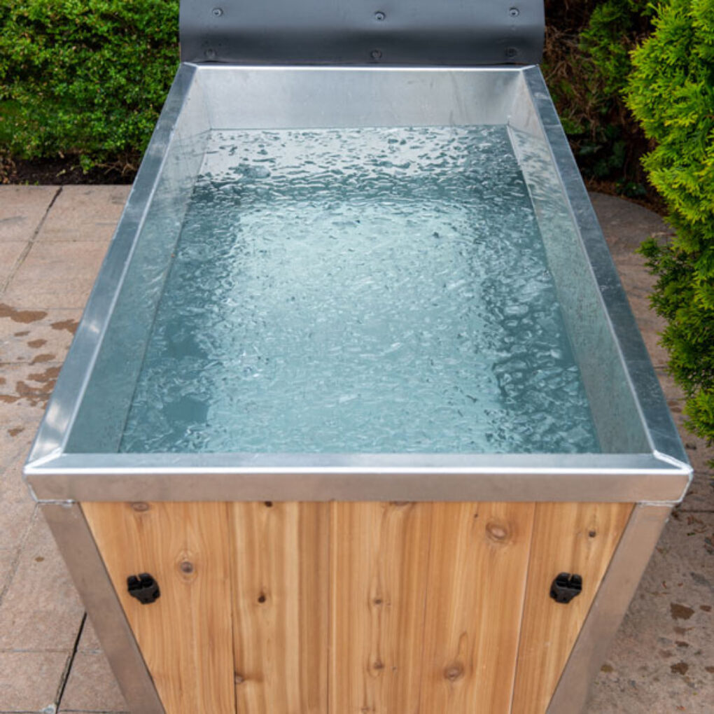 Solid Cedar Cold Plunge Tub – High-Performance Recovery Design