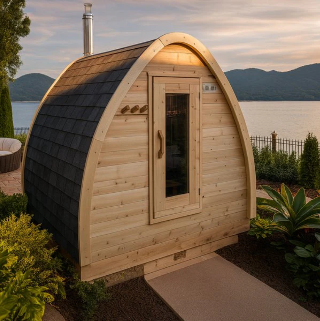 CT MiniPOD Sauna — Luxury Compact Outdoor Sauna