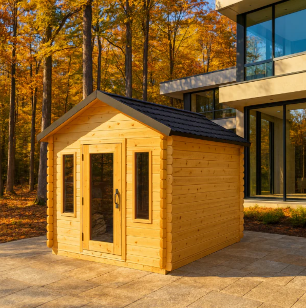 Georgian Series Cabin Sauna (with Change-room) | CT — CTC88CE