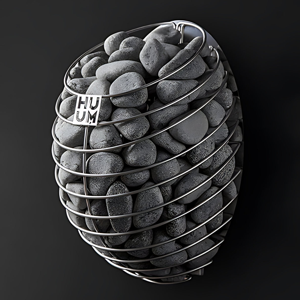 HUUM DROP Electric Sauna Heater 6kW Wall-Mount 122-lb Stone Capacity