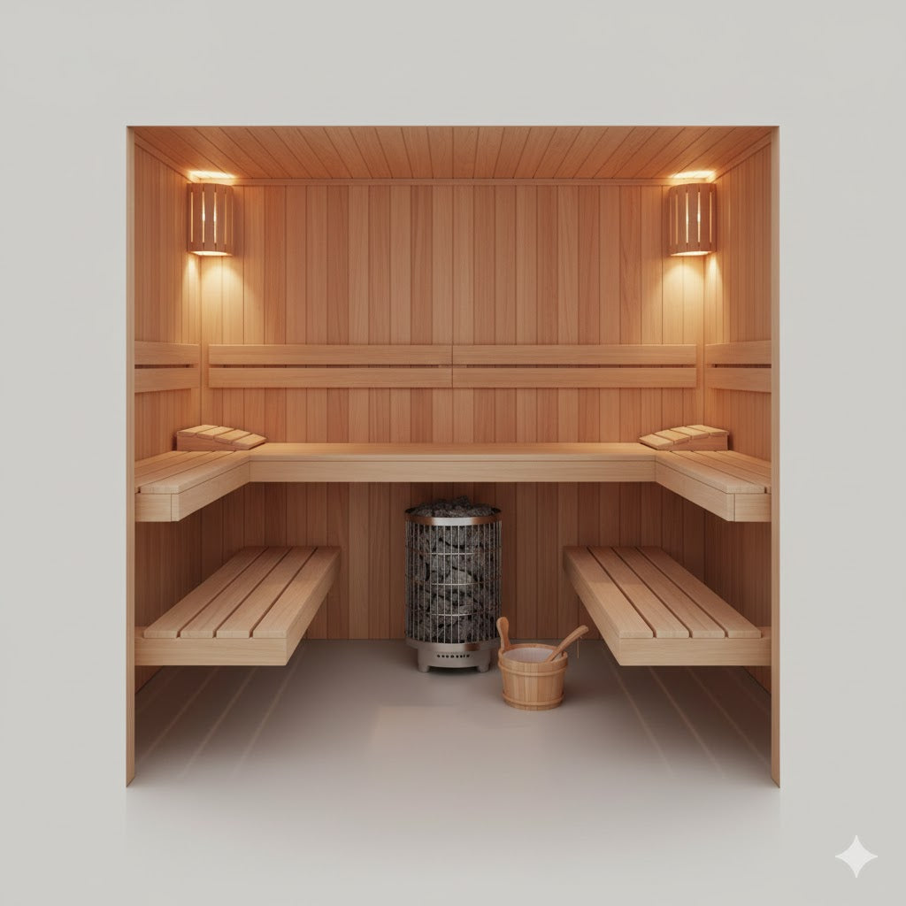 Solid Cedar Barrel Sauna – Traditional Canadian Craftsmanship