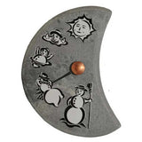 LUMIUKKO Snowman Soapstone Sauna Thermometer Hygrometer Durable Design