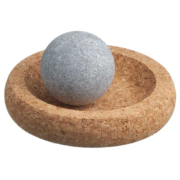 Mini SoleJoy Wooden Foot Massage Roller with Cork Base