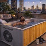 The Flow™ Full Body Cold Plunge – High-End Cedar Ice Bath with Concealed Chiller