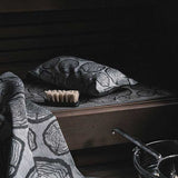 Manty Ergonomic Cedar Sauna Pillow Heat-Resistant Supportive Headrest Cushion