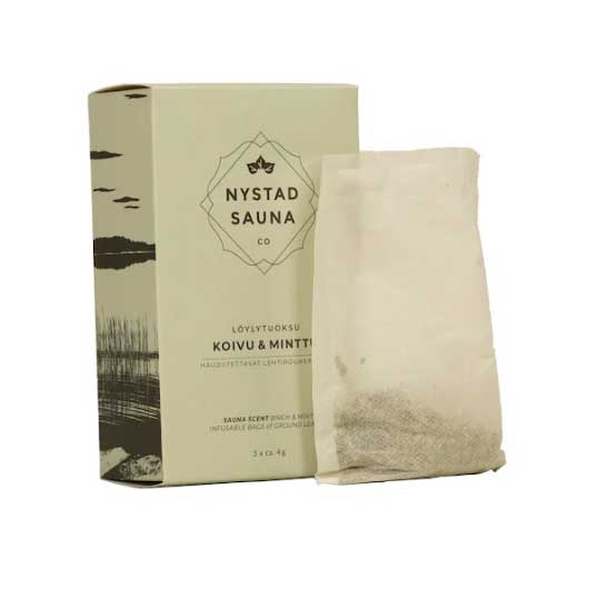 Nystad Birch Leaf Sauna Scent Oil 3-Pack Concentrated Birch & Peppermint