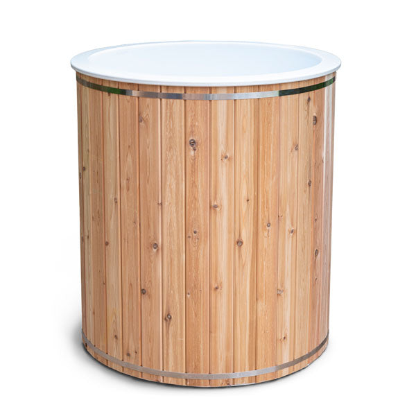 Solid Cedar Cold Plunge Tub – Handcrafted Canadian Cold Therapy