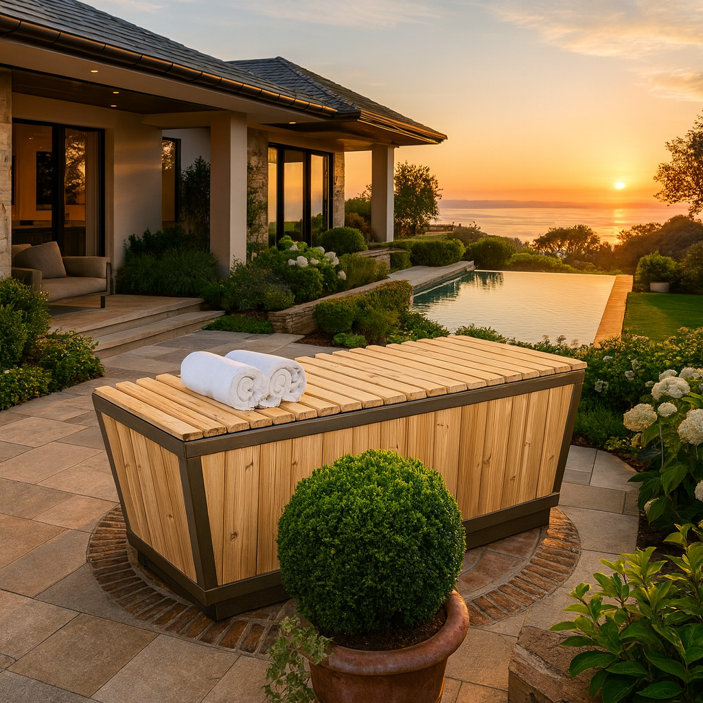 Solid Cedar Cold Plunge Tub – High-Performance Recovery Design
