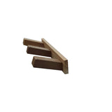 Solid Cedar 3-Peg Wall Towel Hook Rack For Saunas