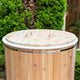 Solid Cedar Cold Plunge Tub – Handcrafted Canadian Cold Therapy