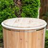 Solid Cedar Cold Plunge Tub – Handcrafted Canadian Cold Therapy
