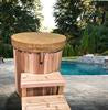 Solid Cedar Cold Plunge Tub – Handcrafted Canadian Cold Therapy
