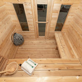 Solid Cedar Georgian Cabin Sauna – Custom-Crafted Outdoor Retreat