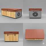 The Flow™ Full Body Cold Plunge – High-End Cedar Ice Bath with Concealed Chiller