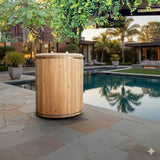 Solid Cedar Cold Plunge Tub – Handcrafted Canadian Cold Therapy