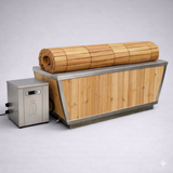 Solid Cedar Cold Plunge Tub – High-Performance Recovery Design