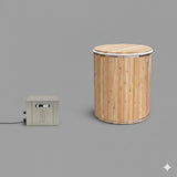 Solid Cedar Cold Plunge Tub – Handcrafted Canadian Cold Therapy