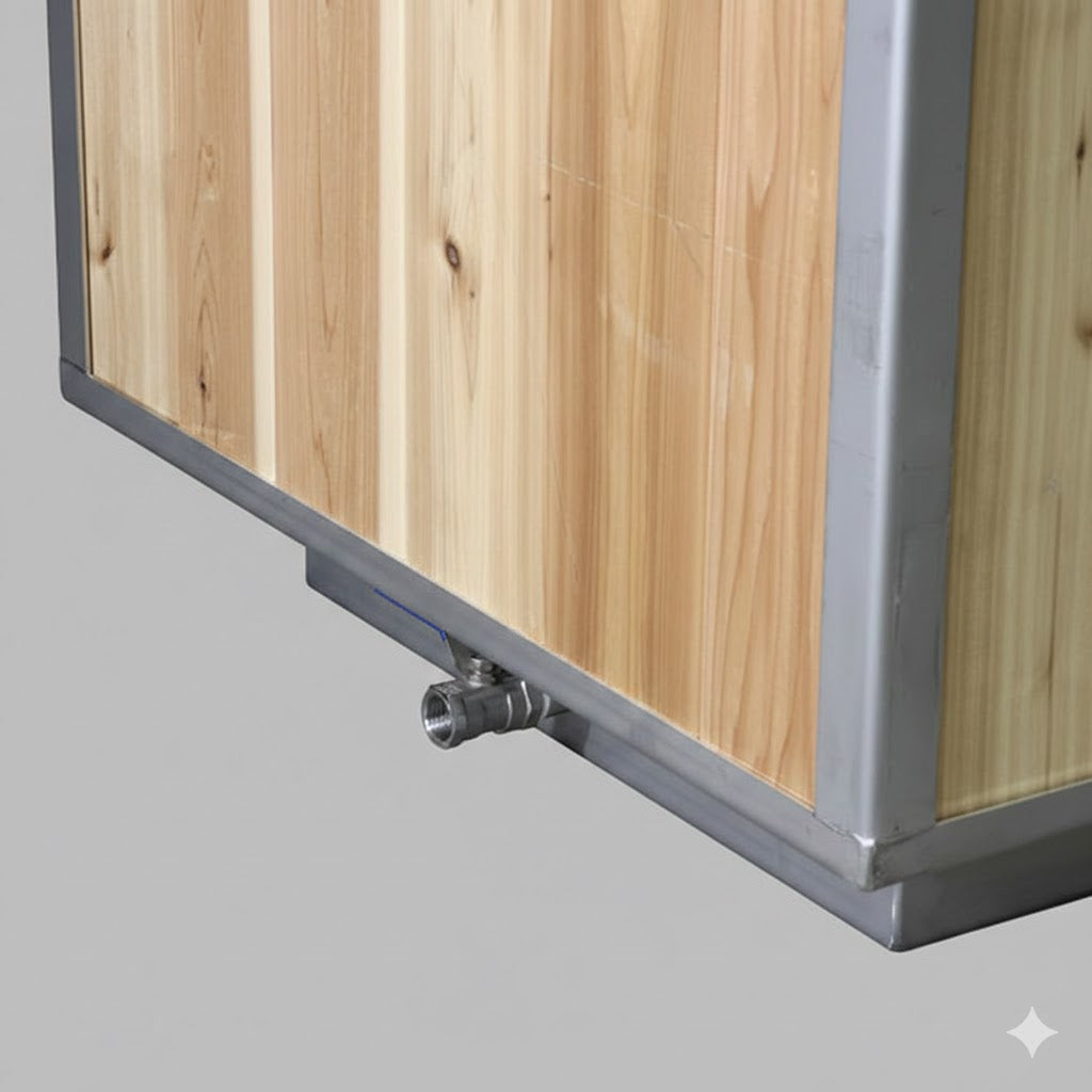 The Flow™ Full Body Cold Plunge – High-End Cedar Ice Bath with Concealed Chiller